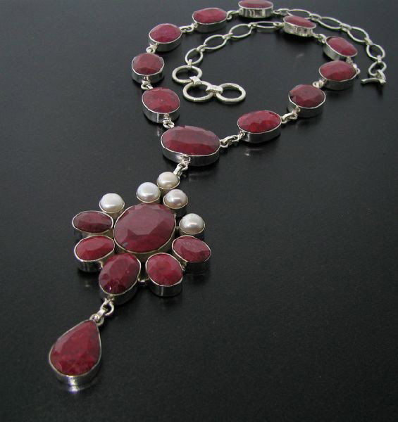 APP: 70.1k 187.02CT Ruby & Sterling Silver Necklace: 187.02CT Ruby and Sterling Silver Necklace - Appraisal Value: $70.0K - Bid with utmost confidence from GovernmentAuction.com. We have been in business for over 35 years, and pride ourselves on perfect