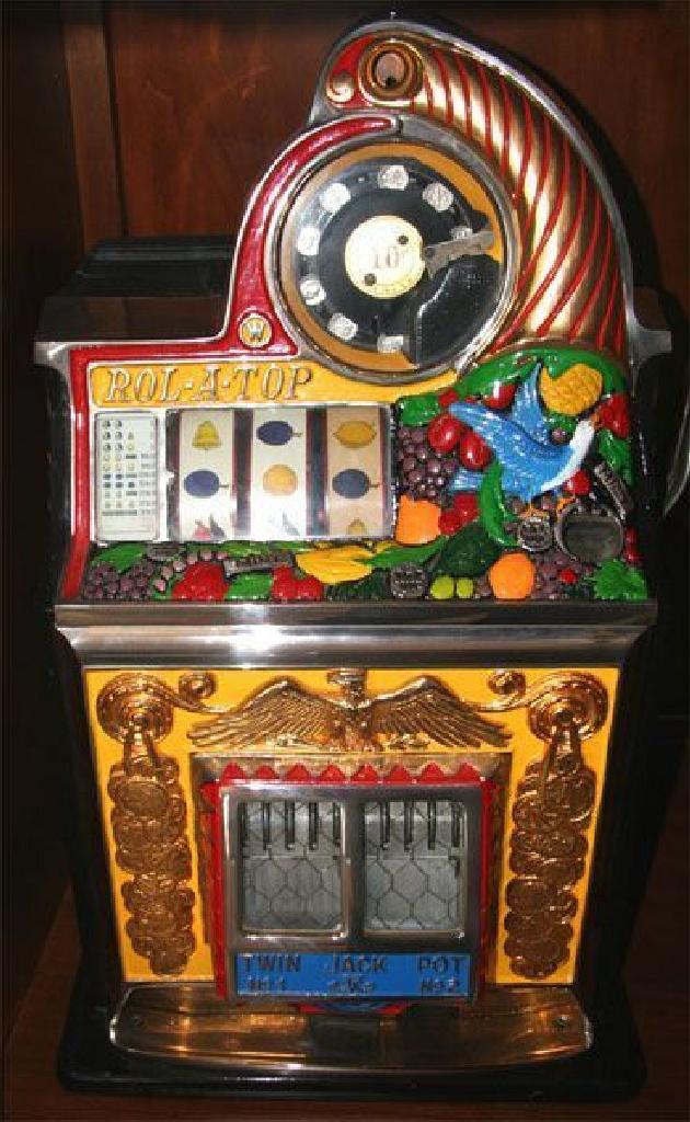Rolatop Wattling Slot Machine - Fully Restored -PNR-: Gov. File: M-00240 Rare Rolatop Wattling Slot Machine - Fully Restored -PNR- Due to laws regulating the sale of Antique Slot Machines, I, as the seller, will not sell to members in the states of AL, C
