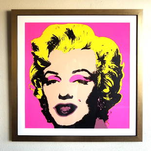 Andy Warhol (After) Museum Framed Marilyn Monroe ''''Sunday B. Morning'''' Lithograph: Gov. File: M-12839 Andy Warhol (After) Museum Framed Marilyn Monroe ''''Sunday B. Morning'''' Lithograph Asset Type: Lithograph Shipping: $39.95. Item may be pick up only, or require additional