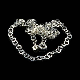 18'' Italian Sterling Silver Chain: Gov. File: 94094 18'' Italian Sterling Silver Chain Asset Type: Sterling Silver Necklace Shipping: $19.95