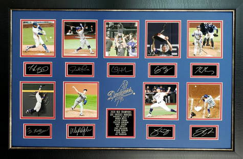 2020 Dodgers World Series Commemorative Memorabilia Plate Signed - Great Investment -: Gov. File: M-28759 2020 Dodgers World Series Commemorative Memorabilia Plate Signed - Great Investment - Asset Type: Collectable Shipping: $39.95. Item may be pick up only, or require additional