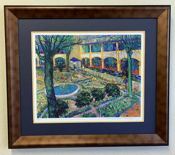 *Rare Van Gogh Limited Edition Estate Signed Numbered Museum Framed Giclee - Great Investment!: Gov. File: M-18170 *Rare Van Gogh Limited Edition Estate Signed Numbered Museum Framed Giclee - Great Investment! Asset Type: Collectable Shipping: $39.95. Item may be pick up only, or require