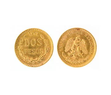 Extremely Rare Mexico Uncirculated Dos Pesos Gold Coin - Great Investment -: Gov. File: C-94881 Extremely Rare Mexico Uncirculated Dos Pesos Gold Coin - Great Investment - Asset Type: Gold Coin Shipping: $9.95