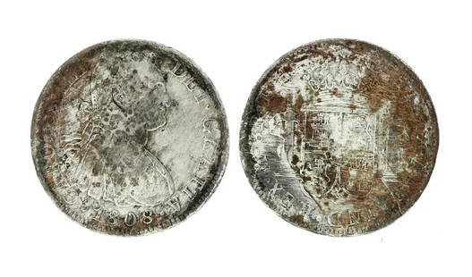 Extremely Rare 1808 Eight Reale American First Silver Dollar Coin Great Investment: Gov. File: C-81077 Extremely Rare 1808 Eight Reale American First Silver Dollar Coin Great Investment Asset Type: Reales Coin Shipping: $9.95