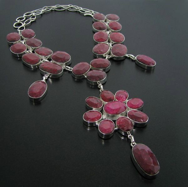 APP: 95.2k 253.77CT Ruby & Sterling Silver Necklace: 253.77CT Ruby and Sterling Silver Necklace - Appraisal Value: $95.1K - Bid with utmost confidence from GovernmentAuction.com. We have been in business for over 35 years, and pride ourselves on perfect