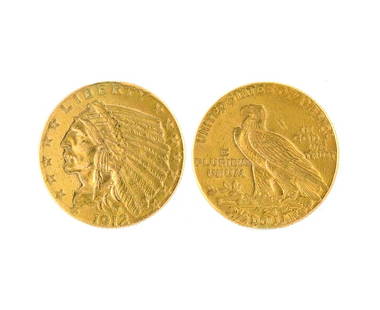 1912 $2.50 U.S. Indian Head Gold Coin- Great Investment-: Gov. File: C-89941 1912 $2.50 U.S. Indian Head Gold Coin- Great Investment- Asset Type: Gold Coin Shipping: $9.95