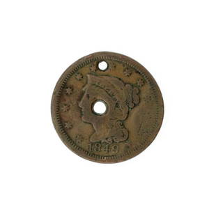 1849 Large Cent Coin: Gov. File: C-65026 1849 Large Cent Coin Asset Type: Cent Coin Shipping: $9.95