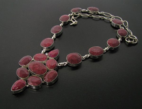 APP: 66.9k 181.45CT Ruby & Sterling Silver Necklace: 181.45CT Ruby and Sterling Silver Necklace - Appraisal Value: $66.9K - Bid with utmost confidence from GovernmentAuction.com. We have been in business for over 35 years, and pride ourselves on perfect