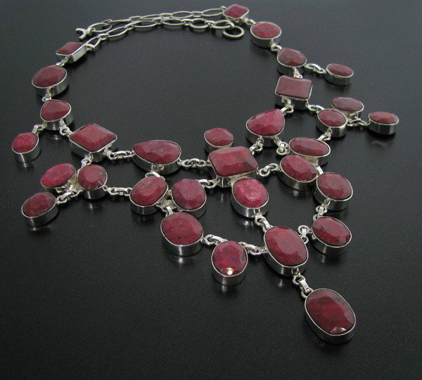 APP: 95.4k 255.88CT Ruby & Sterling Silver Necklace: 255.88CT Ruby and Sterling Silver Necklace - Appraisal Value: $95.3K - Bid with utmost confidence from GovernmentAuction.com. We have been in business for over 35 years, and pride ourselves on perfect