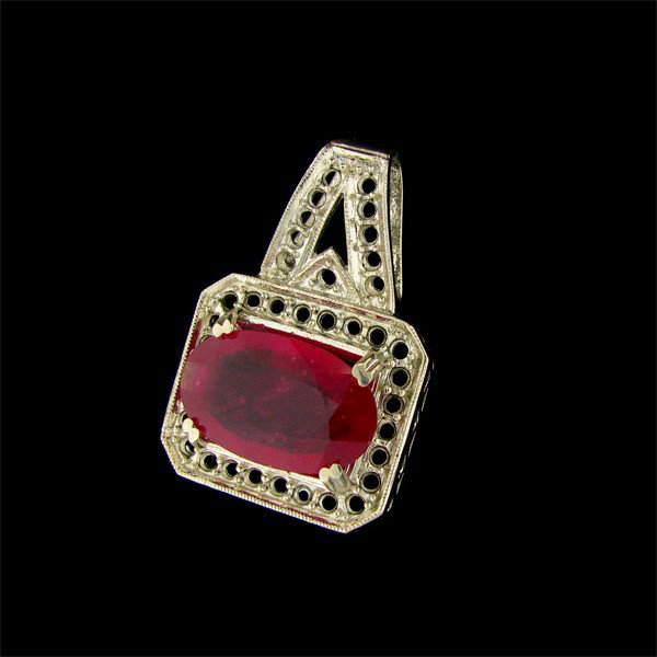 APP: 10.7k 11.26CT Ruby & Sterling Silver Pendant: 11.26CT Ruby and Sterling Silver Pendant - Appraisal Value: $10.7K - Bid with utmost confidence from GovernmentAuction.com. We have been in business for over 35 years, and pride ourselves on perfect c