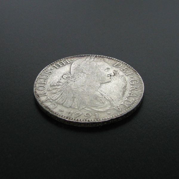 1791 Eight Reales 1st Silver Dollar Coin - Investment: 1791 Eight Reales First Silver Dollar Coin - Bid with utmost confidence from GovernmentAuction.com. We have been in business for over 35 years, and pride ourselves on perfect customer service.