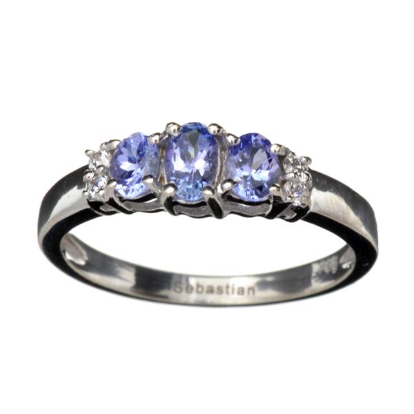 APP: 1.6k 0.81CT Tanzanite And Colorless Quartz Platinum Over Sterling Silver Ring: Gov. File: 91569 0.81CT Tanzanite And Colorless Quartz Platinum Over Sterling Silver Ring Retail Replacement Value: $1.6K Asset Type: Sterling Silver Ring Shipping: $19.95