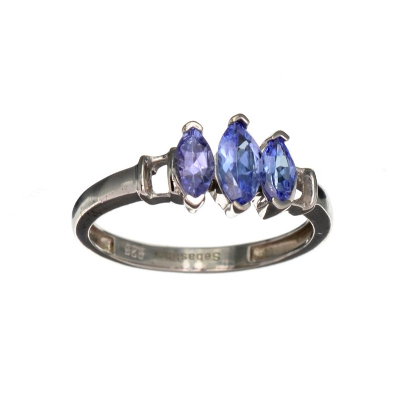 APP: 1.7k Fine Jewelry 1.10CT Marquise Cut Tanzanite And Platinum Over Sterling Silver Ring: Gov. File: H-04590 Fine Jewelry 1.10CT Marquise Cut Tanzanite And Platinum Over Sterling Silver Ring Retail Replacement Value: $1.7K Asset Type: Sterling Silver Ring Shipping: $19.95