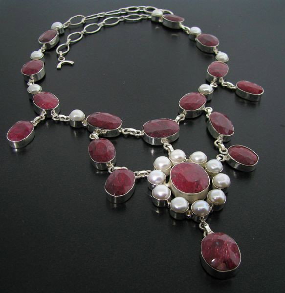 APP: 62.1k 159.33CT Ruby & Sterling Silver Necklace: 159.33CT Ruby and Sterling Silver Necklace - Appraisal Value: $62.0K - Bid with utmost confidence from GovernmentAuction.com. We have been in business for over 35 years, and pride ourselves on perfect