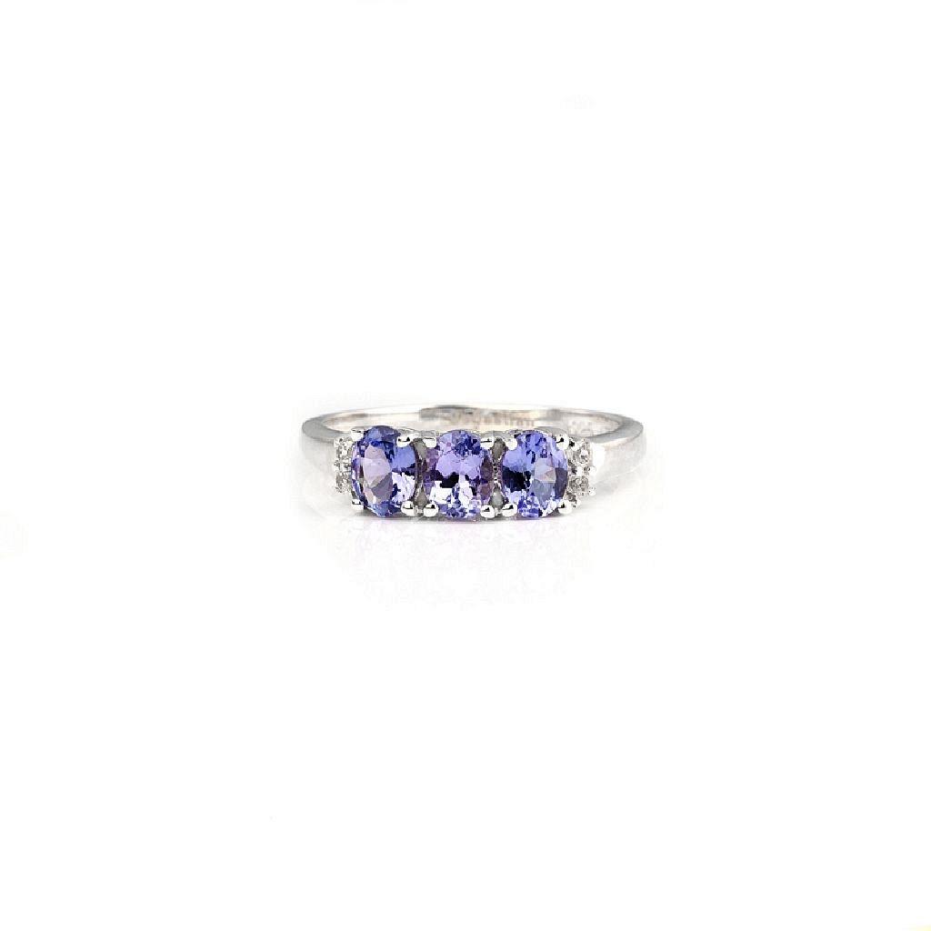 APP: 1.6k Fine Jewelry 0.90CT Tanzanite And Topaz Platinum Over Sterling Silver Ring: Gov. File: H-02874 Fine Jewelry 0.90CT Tanzanite And Topaz Platinum Over Sterling Silver Ring Retail Replacement Value: $1.6K Asset Type: Sterling Silver Ring Shipping: $19.95