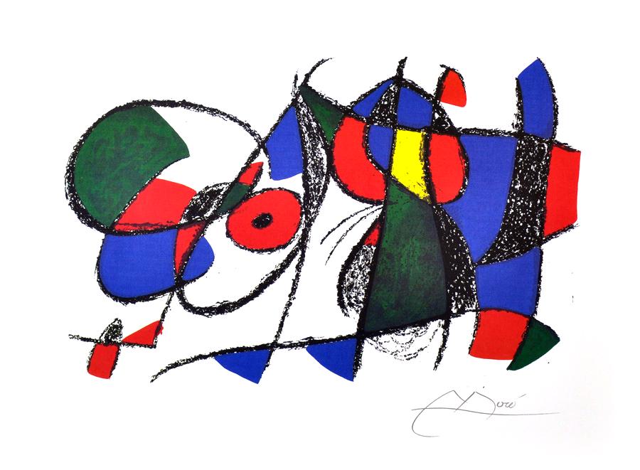 JOAN MIRO Volume II - VIII Print, 261 of 500: Gov. File: P-08465 Joan Miro JOAN MIRO: Volume II - VIII Print 24 inches x 18 inches (Unframed) Asset Type: Joan Miro Print Shipping: $24.95
