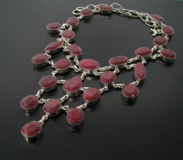 APP: 93.6k 253.01CT Ruby & Sterling Silver Necklace: 253.01CT Ruby and Sterling Silver Necklace - Appraisal Value: $93.6K - Bid with utmost confidence from GovernmentAuction.com. We have been in business for over 35 years, and pride ourselves on perfect