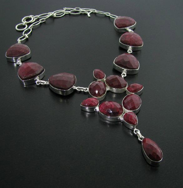 APP: 56.5k 150.18CT Ruby & Sterling Silver Necklace: 150.18CT Ruby and Sterling Silver Necklace - Appraisal Value: $56.4K - Bid with utmost confidence from GovernmentAuction.com. We have been in business for over 35 years, and pride ourselves on perfect