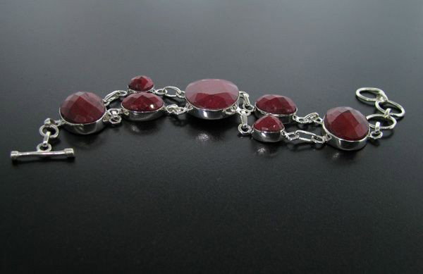 APP: 19.8k 70.77CT Ruby & Sterling Silver Bracelet: 70.77CT Ruby and Sterling Silver Bracelet - Appraisal Value: $19.7K - Bid with utmost confidence from GovernmentAuction.com. We have been in business for over 35 years, and pride ourselves on perfect 