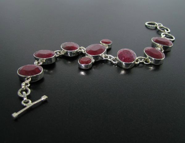 APP: 17.4k 64.53CT Ruby & Sterling Silver Bracelet: 64.53CT Ruby and Sterling Silver Bracelet - Appraisal Value: $17.3K - Bid with utmost confidence from GovernmentAuction.com. We have been in business for over 35 years, and pride ourselves on perfect 