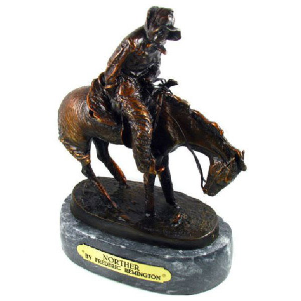 Frederic Remington Baby Bronze Reissue - Northern: Frederic Remington Baby Bronze Reissue - Norther - Bid with utmost confidence from GovernmentAuction.com. We have been in business for over 35 years, and pride ourselves on perfect customer service.