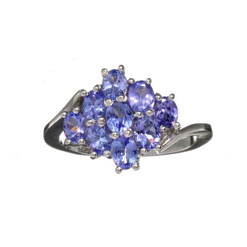 APP: 1.9k Fine Jewelry 1.80CT Oval Cut Violet Blue Tanzanite And Platinum Over Sterling Silver Ring: Gov. File: H-10326 Fine Jewelry 1.80CT Oval Cut Violet Blue Tanzanite And Platinum Over Sterling Silver Ring Retail Replacement Value: $1.9K Asset Type: Sterling Silver Ring Shipping: $19.95