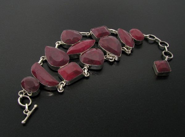 APP: 46.9k 192.46CT Ruby & Sterling Silver Bracelet: 192.46CT Ruby and Sterling Silver Bracelet - Appraisal Value: $46.9K - Bid with utmost confidence from GovernmentAuction.com. We have been in business for over 35 years, and pride ourselves on perfect