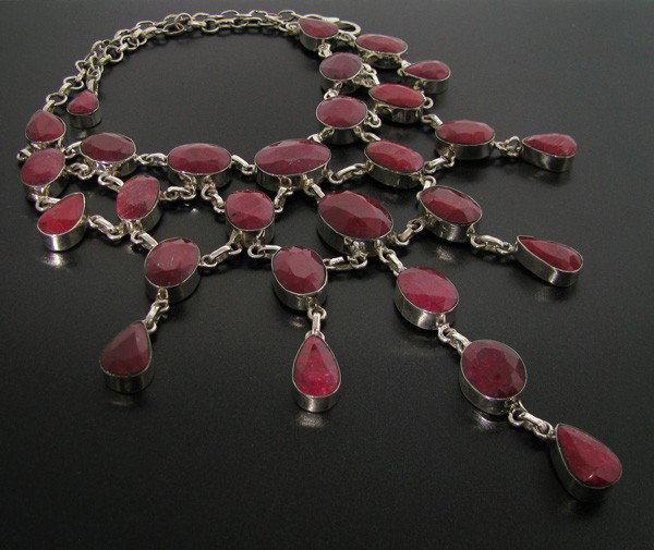 APP: 158.4k 303.78CT Ruby & Sterling Silver Necklace: 303.78CT Ruby and Sterling Silver Necklace - Appraisal Value: $158.3K - Bid with utmost confidence from GovernmentAuction.com. We have been in business for over 35 years, and pride ourselves on perfec