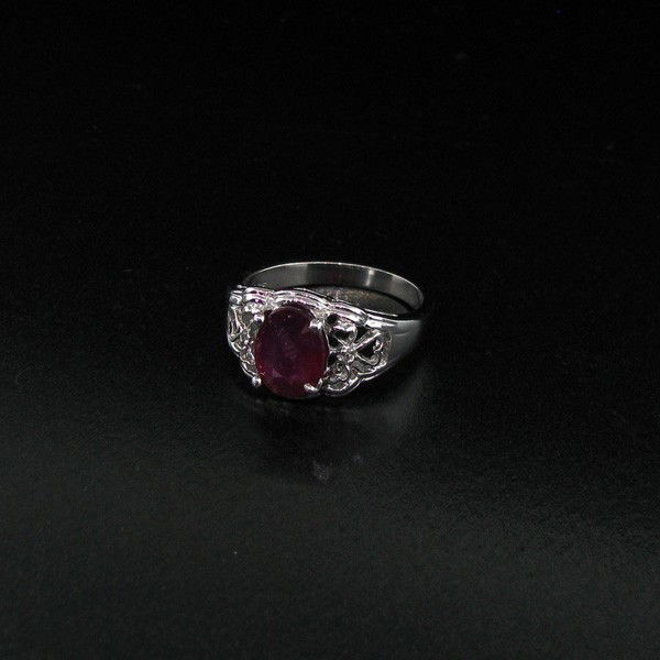 APP: 4k 2CT Ruby & Diamond Plated Sterling Silver Ring: 2.06CT Ruby and Diamond on Platinum PLated , Sterling Silver Ring - Appraisal Value: $4.0K - Bid with utmost confidence from GovernmentAuction.com. We have been in business for over 35 years, and prid