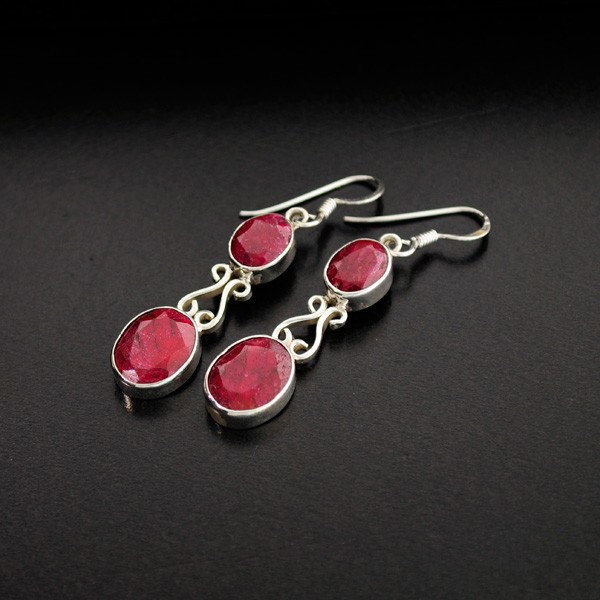 APP: 6.2k 11.73CT Ruby & Sterling Silver Earrings: 11.73CT Ruby and Sterling Silver Earrings - Appraisal Value: $6.1K - Bid with utmost confidence from GovernmentAuction.com. We have been in business for over 35 years, and pride ourselves on perfect c