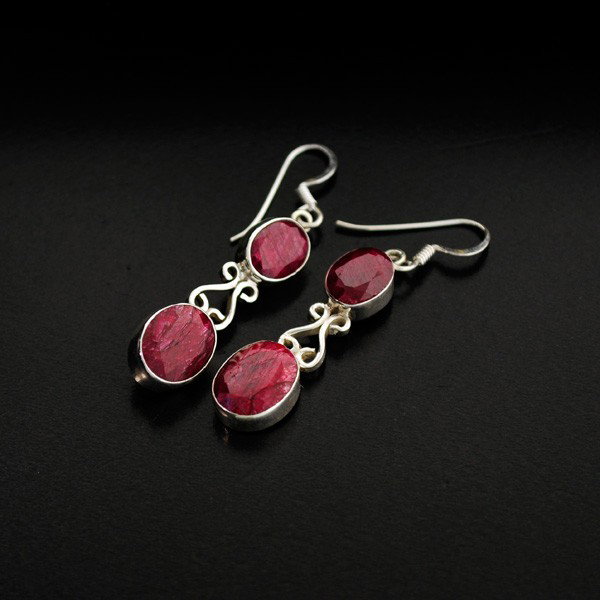 APP: 5.8k 12.25CT Ruby & Sterling Silver Earrings: 12.25CT Ruby and Sterling Silver Earrings - Appraisal Value: $5.8K - Bid with utmost confidence from GovernmentAuction.com. We have been in business for over 35 years, and pride ourselves on perfect c