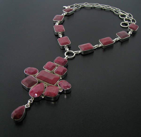 APP: 74.4k 203.14CT Ruby & Sterling Silver Necklace: 203.14CT Ruby and Sterling Silver Necklace - Appraisal Value: $74.4K - Bid with utmost confidence from GovernmentAuction.com. We have been in business for over 35 years, and pride ourselves on perfect