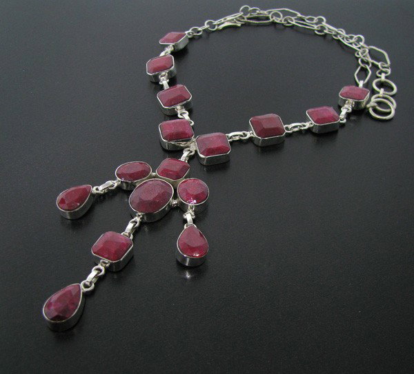 APP: 36.4k 96.39CT Ruby & Sterling Silver Necklace: 96.39CT Ruby and Sterling Silver Necklace - Appraisal Value: $36.4K - Bid with utmost confidence from GovernmentAuction.com. We have been in business for over 35 years, and pride ourselves on perfect 