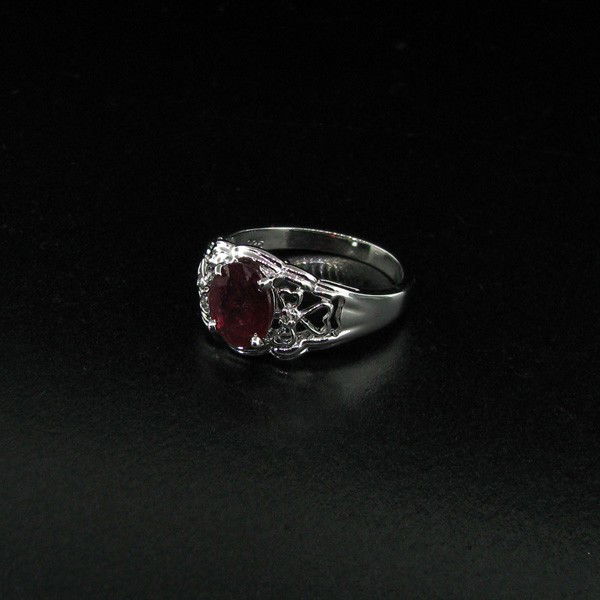 APP: 3k 1CT Ruby & Diamond Platinum Sterl Silver Ring: 1.55CT Ruby and Diamond PLatinum PLated , Sterling Silver Ring Ring - Appraisal Value: $3.1K - Bid with utmost confidence from GovernmentAuction.com. We have been in business for over 35 years, and pr