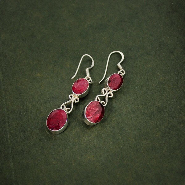 APP: 5.7k 11.90CT Ruby & Sterling Silver Earrings: 11.90CT Ruby and Sterling Silver Earrings - Appraisal Value: $5.6K - Bid with utmost confidence from GovernmentAuction.com. We have been in business for over 35 years, and pride ourselves on perfect c