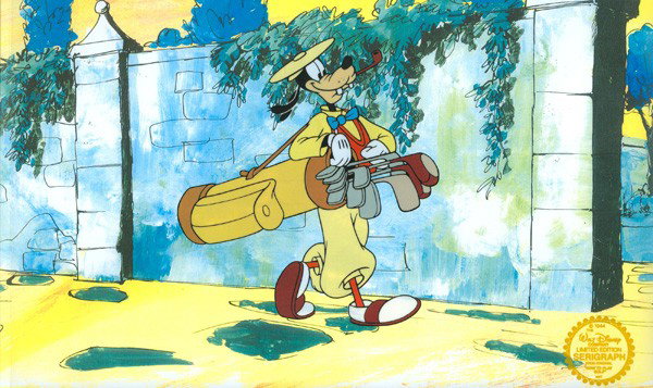 Disney Cel, Goofy Golfing, Wall on Back w/Certificate: Walt Disney Serigraph, Cell ,Goofy Golfing , Wall on Back W/ Certificate Of Authenticity - Bid with utmost confidence from GovernmentAuction.com. We have been in business for over 35 years, and pride 