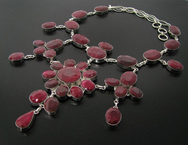 APP: 109.7k 295.03CT Ruby & Sterling Silver Necklace: 295.03CT Ruby and Sterling Silver Necklace - Appraisal Value: $109.6K - Bid with utmost confidence from GovernmentAuction.com. We have been in business for over 35 years, and pride ourselves on perfec