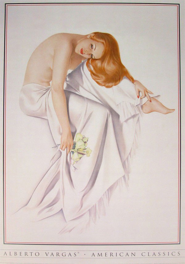 Alberto Vargas - Jeanne Dean, Print 36'''' x 24'''': Alberto Vargas - Jeanne Dean, Print 36" x 24" - Thank you for viewing this Item. We hope that you are successful in your bidding. For over 30 years we have given the best possible customer service to