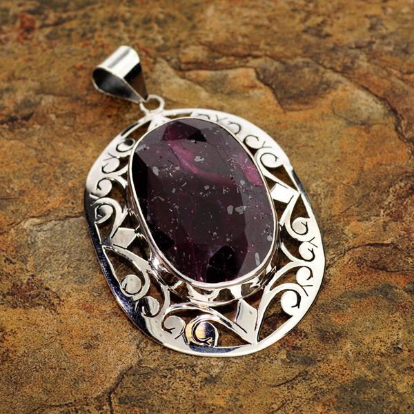 APP: 20.8k 55.94CT Ruby & Sterling Silver Pendant: 55.94CT Ruby and Sterling Silver Pendant - Appraisal Value: $20.8K - Bid with utmost confidence from GovernmentAuction.com. We have been in business for over 35 years, and pride ourselves on perfect c