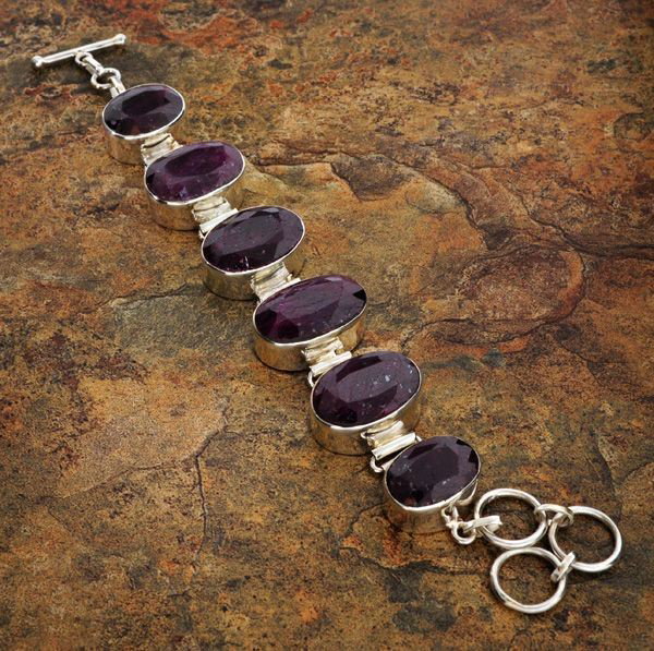 APP: 18.5k 104.17CT Ruby & Sterling Silver Bracele: 104.17CT Ruby and Sterling Silver Bracelet - Appraisal Value: $18.5K - Bid with utmost confidence from GovernmentAuction.com. We have been in business for over 35 years, and pride ourselves on perfect