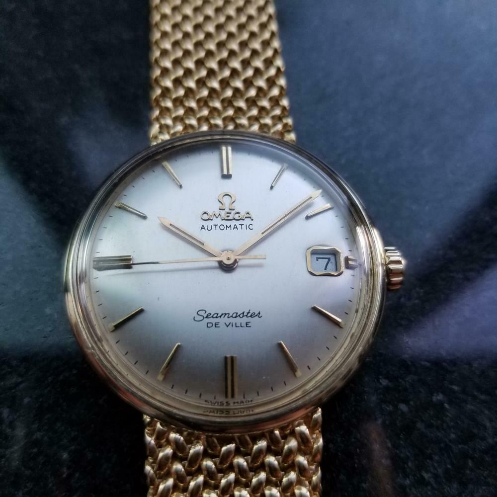 *OMEGA 14k Gold Seamaster DeVille Automatic 1969 Swiss Vintage Men's Watch -P-: Gov. File: H-64279 *OMEGA 14k Gold Seamaster DeVille Automatic 1969 Swiss Vintage Men's Watch -P- Asset Type: Omega Watch Shipping: $19.95