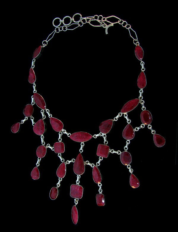 APP: 101.2k 192.27CT Ruby & Sterling Silver Necklace: 192.27CT Ruby and Sterling Silver Necklace - Appraisal Value: $101.1K - Bid with utmost confidence from GovernmentAuction.com. We have been in business for over 35 years, and pride ourselves on perfec