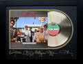 *Rare ACDC Dirty Deeds Done Dirt Cheap Album Cover and Gold Record Museum Framed Collage - Plate