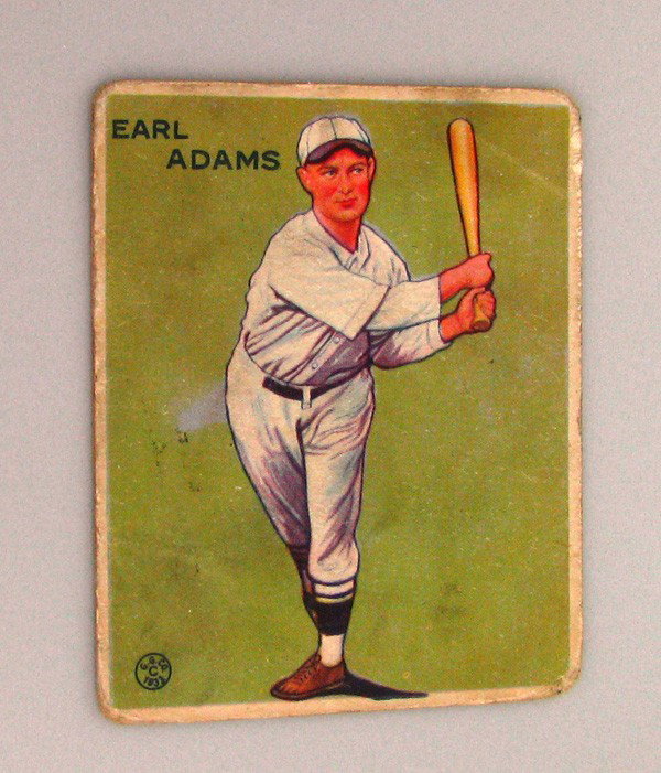 Earl Adams #213 BP $30-$165 Goudey Baseball Card: Earl Adams #213 BP $30-$165 Goudey Baseball Card - Bid with utmost confidence from GovernmentAuction.com. We have been in business for over 35 years, and pride ourselves on perfect customer service.