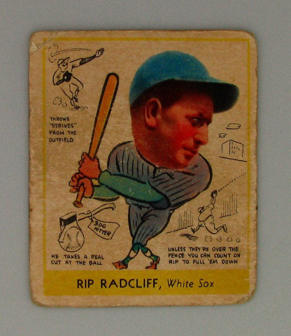 Rip Radcliff #285 BP $35-$225 Goudey Baseball Card: Rip Radcliff #285 BP $35-$225 Goudey Baseball Card - Bid with utmost confidence from GovernmentAuction.com. We have been in business for over 35 years, and pride ourselves on perfect customer service.