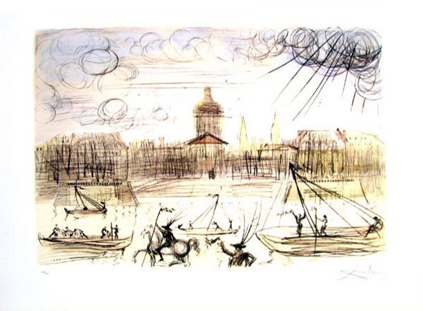 SALVADOR DALI Academy Of France Print, Limited Edition: SALVADOR DALI: Academy Of France Print - Bid with utmost confidence from GovernmentAuction.com. We have been in business for over 35 years, and pride ourselves on perfect customer service.