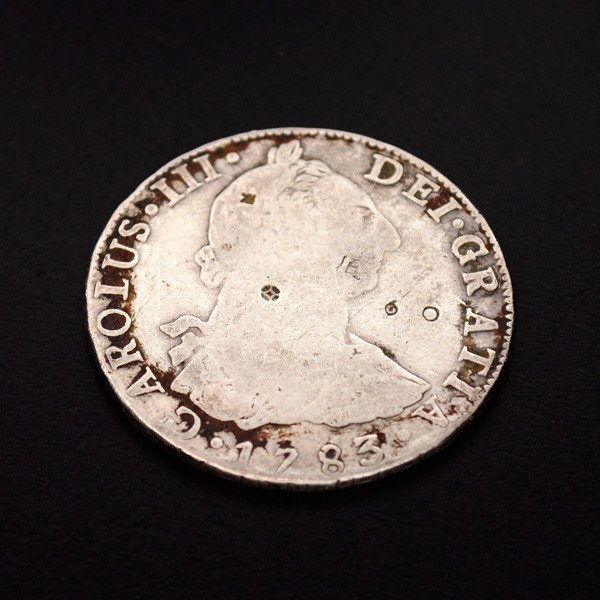 1783 Eight Reales First Silver Dollar Coin - Investment: 1783 Eight Reales First Silver Dollar Coin - Bid with utmost confidence from GovernmentAuction.com. We have been in business for over 35 years, and pride ourselves on perfect customer service.