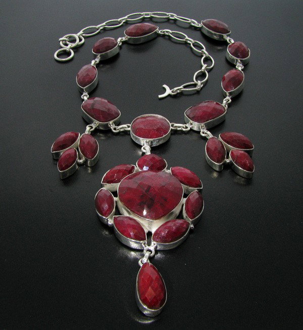 APP: 72k 192.28CT Ruby & Sterling Silver Necklace: 192.28CT Ruby and Sterling Silver Necklace - Appraisal Value: $72.0K - Bid with utmost confidence from GovernmentAuction.com. We have been in business for over 35 years, and pride ourselves on perfect