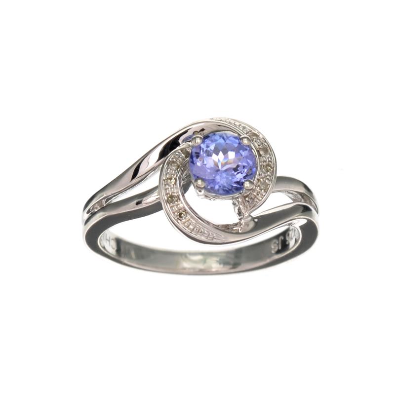 APP: 2k Fine Jewelry 0.50CT Tanzanite And Diamond Platinum Over Sterling Silver Ring: Gov. File: H-10389 Fine Jewelry 0.50CT Tanzanite And Diamond Platinum Over Sterling Silver Ring Retail Replacement Value: $2.0K Asset Type: Sterling Silver Ring Shipping: $19.95