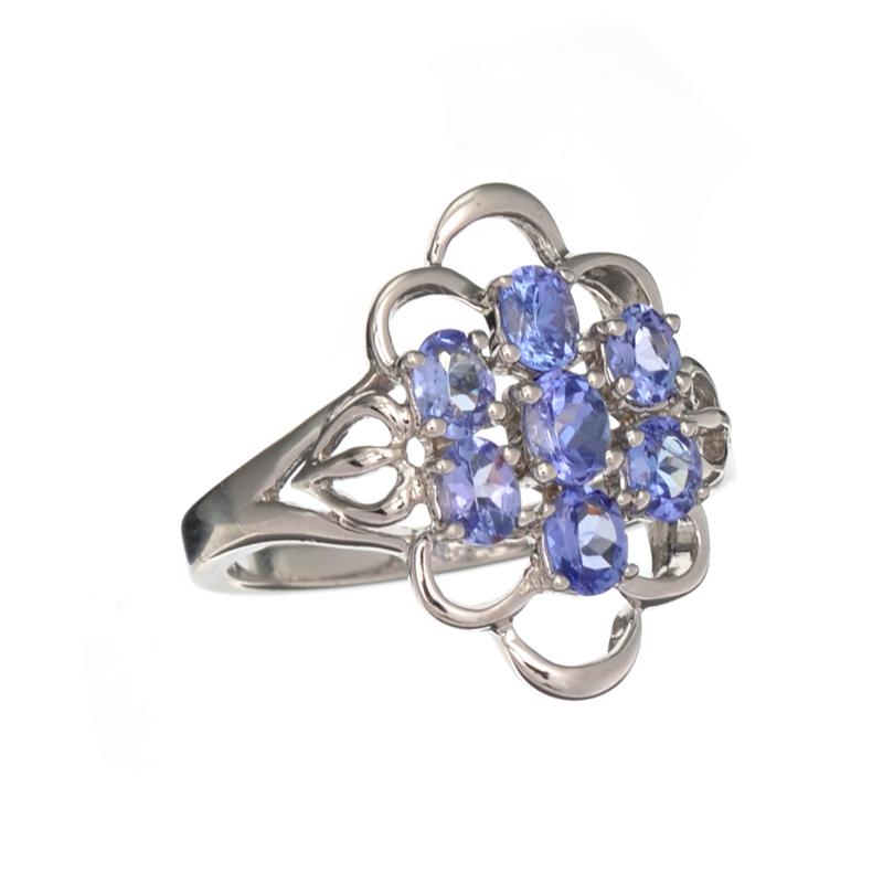 APP: 1.6k Fine Jewelry 0.74CT Tanzanite And Diamond Platinum Over Sterling Silver Ring: Gov. File: H-10423 Fine Jewelry 0.74CT Tanzanite And Diamond Platinum Over Sterling Silver Ring Retail Replacement Value: $1.6K Asset Type: Sterling Silver Ring Shipping: $19.95